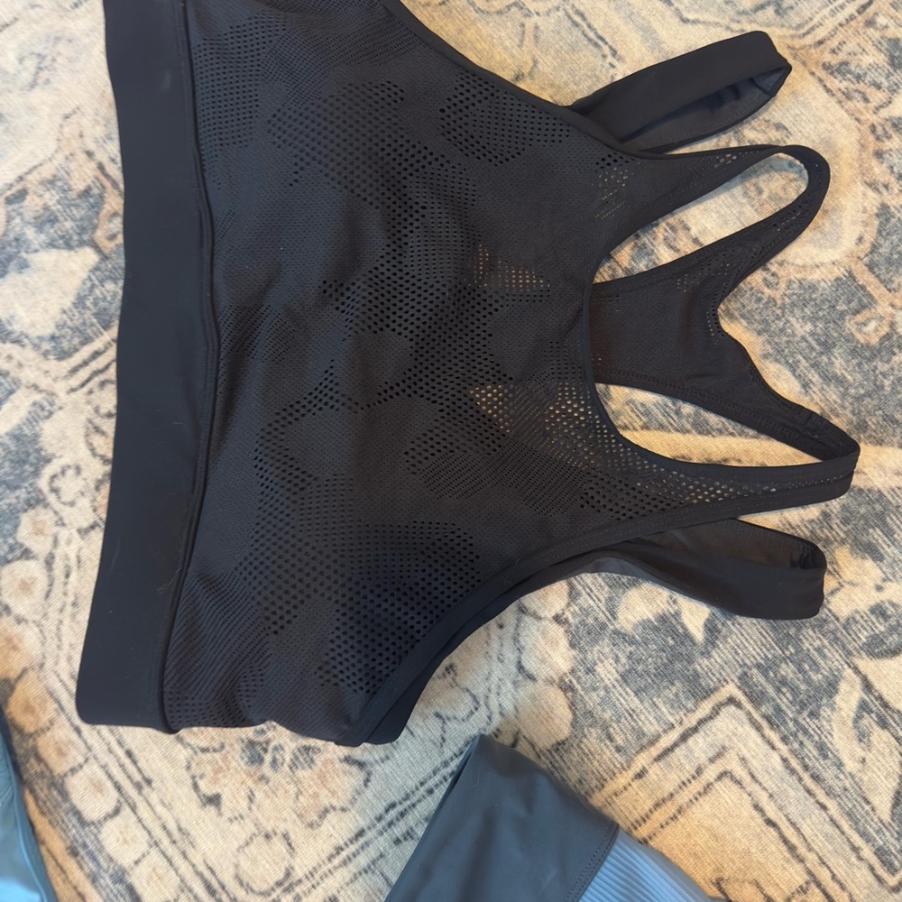 Black Lace Trim Bra Intimates